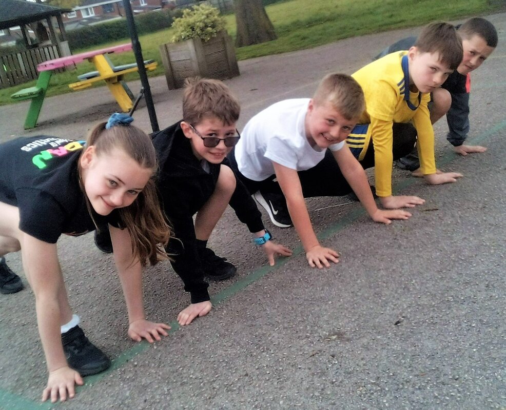 Image of On your marks for Park Road running club